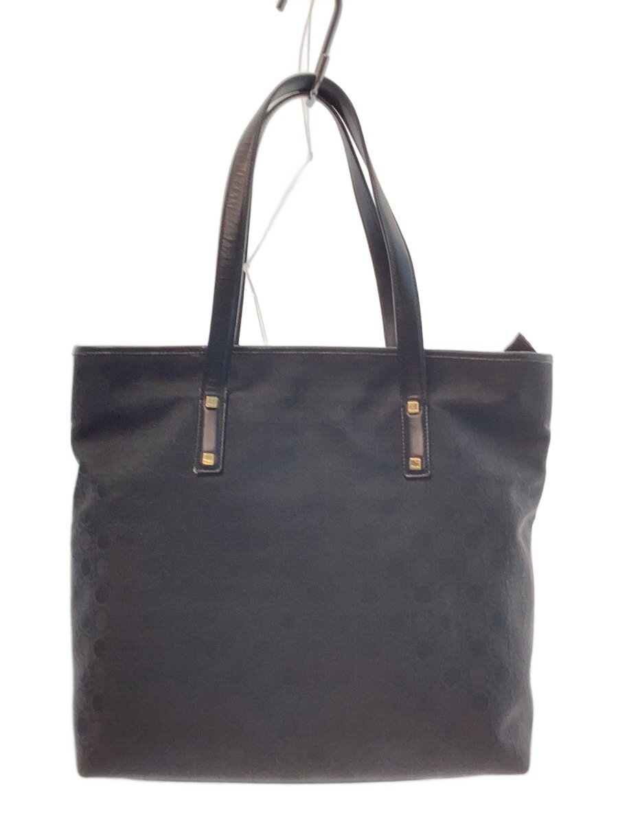 【中古】Salvatore Ferragamo◆トートバッグ/--/BLK/総柄【御徒面子】