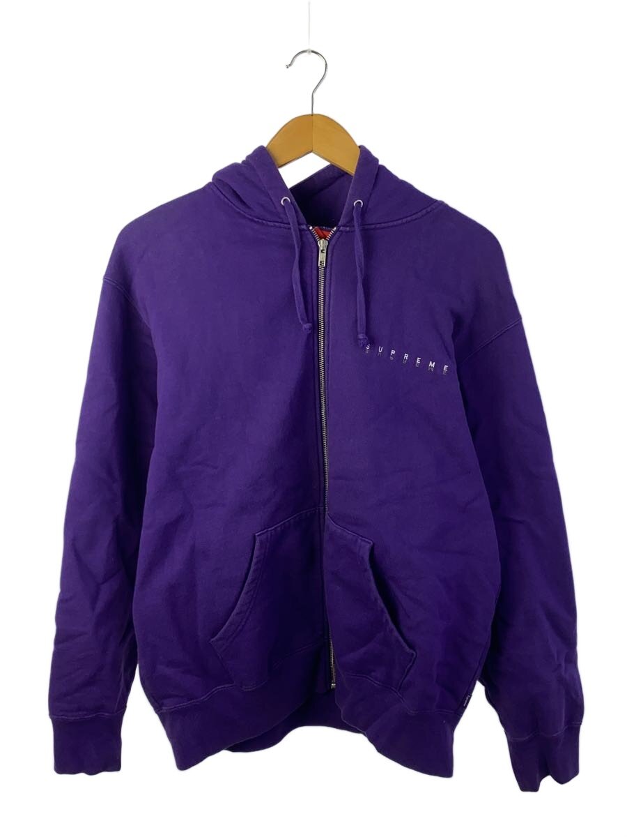 【中古】Supreme◆19AW/Globe zip up hooded sweatshirt/ジップパーカー/M/綿織物/PUP/無//【メンズウェア】