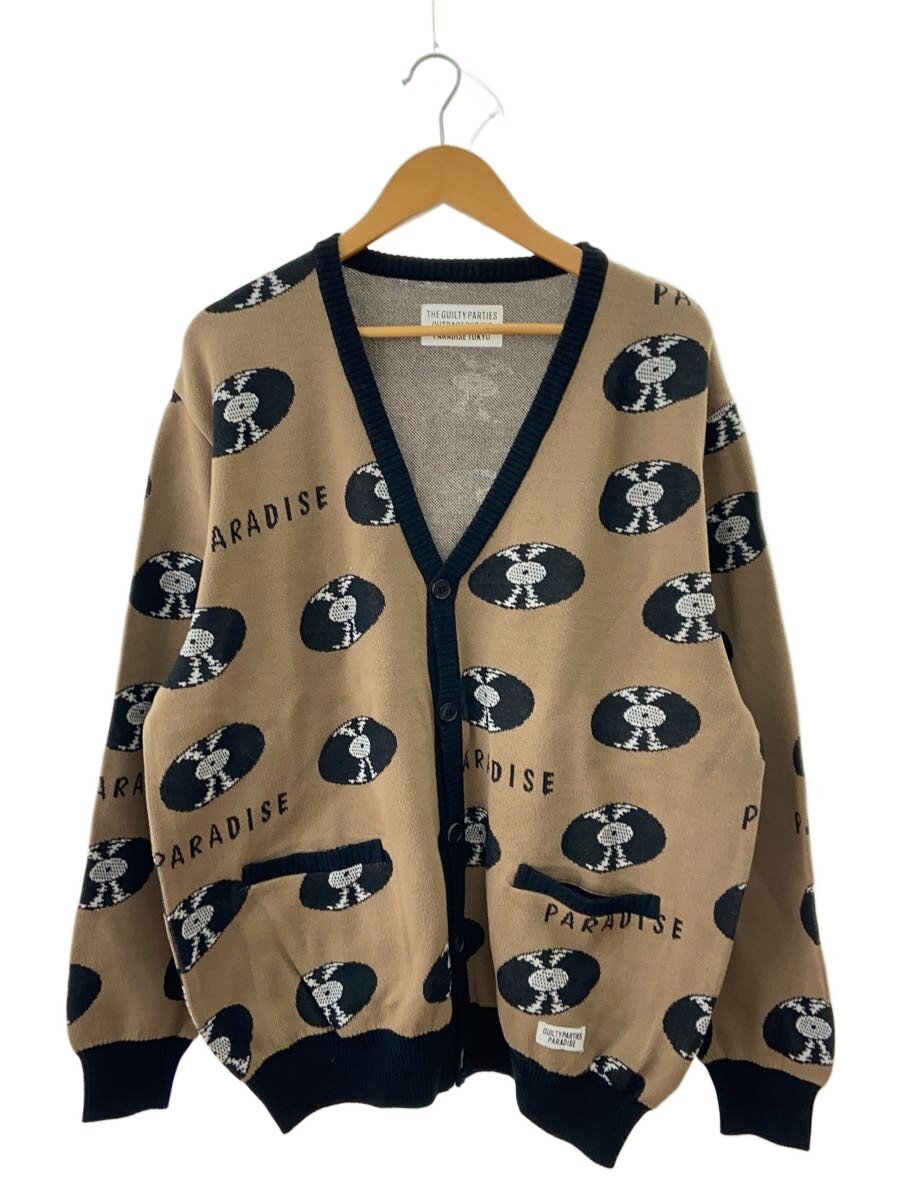 【中古】WACKO MARIA◆ジレー(薄っぺら)/XL/綿織物/BEG/24SS-WMK-KN17//【メンズウェア】