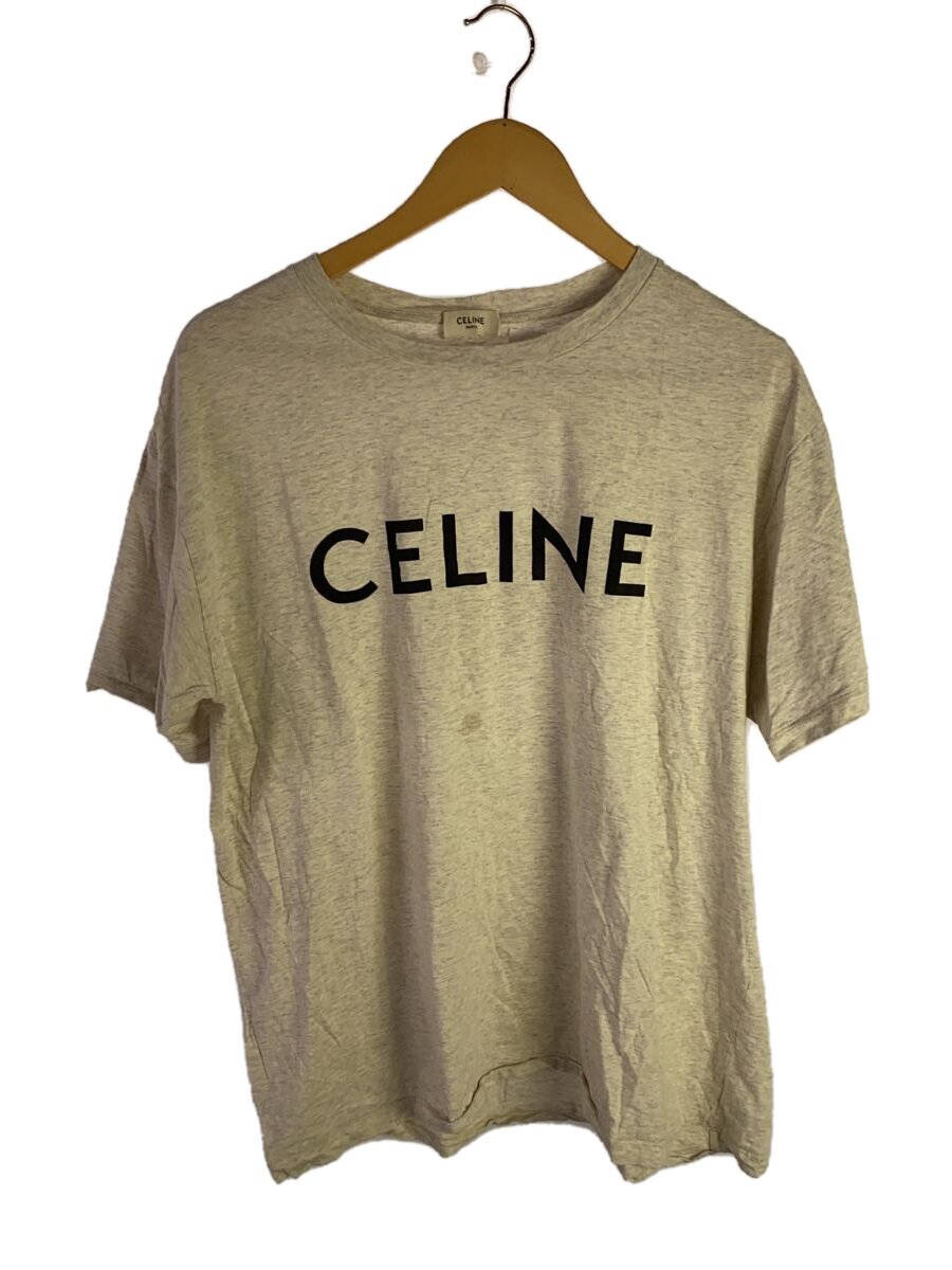 【中古】CELINE◆Cotton Loose T-Shirts/プルオーバー/M/綿織物/薄墨色/2X681657Y【メンズウェア】