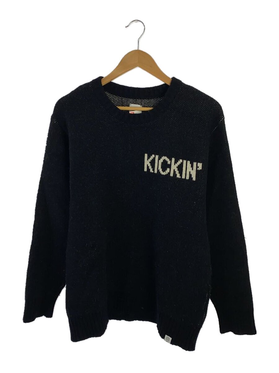【中古】BEDWIN \u0026 THE HEARTBREAKERS◆編み物・ティーシャツ(朦朦たる)/--/羊毛/黒いこと/21AB3168//【メンズウェア】