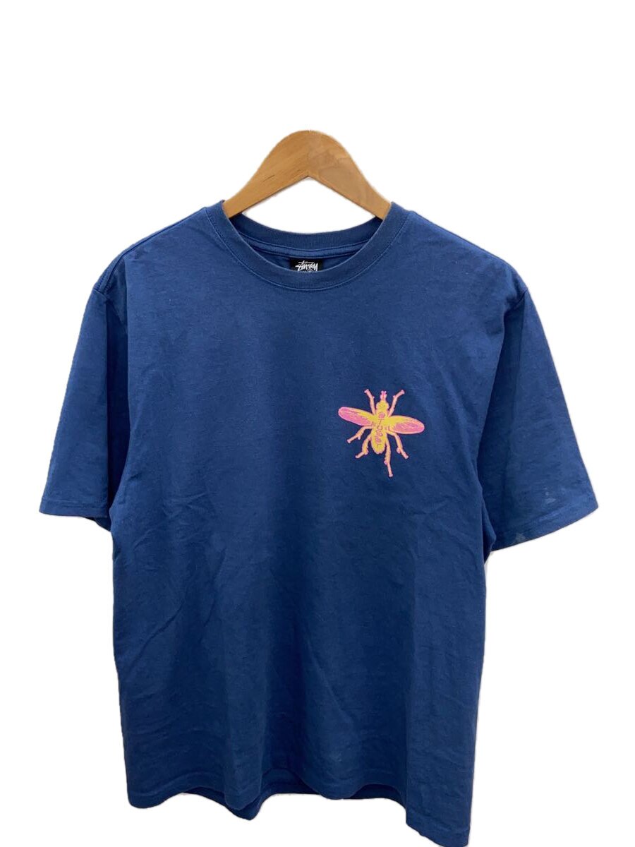 【中古】STUSSY◆HOUSEFLY/プルオーバー/M/綿織物/NVY【メンズウェア】
