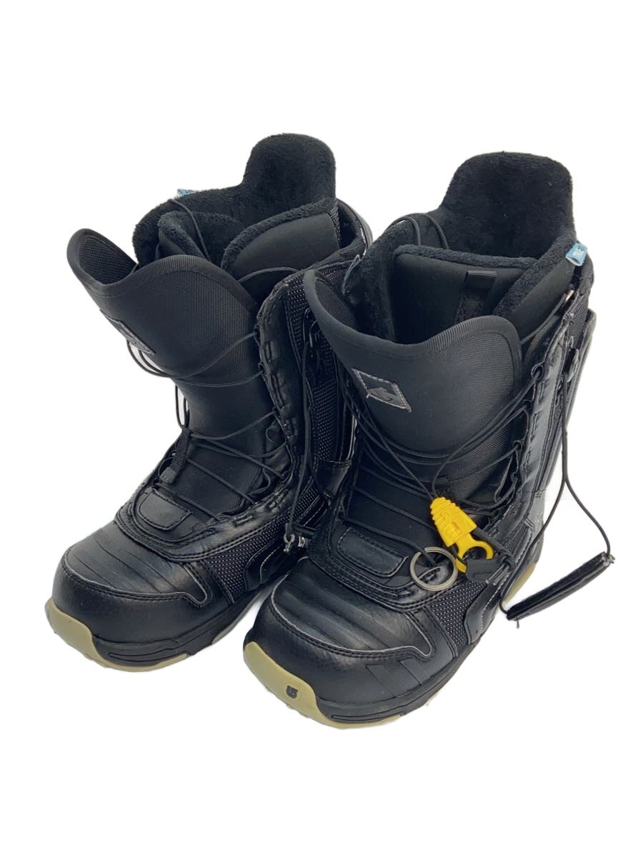 【中古】BURTON◆スノーボードブーツ/25糎/--/BLK/10628103/落ち込み物質の状態思いめぐらす【運動競技】