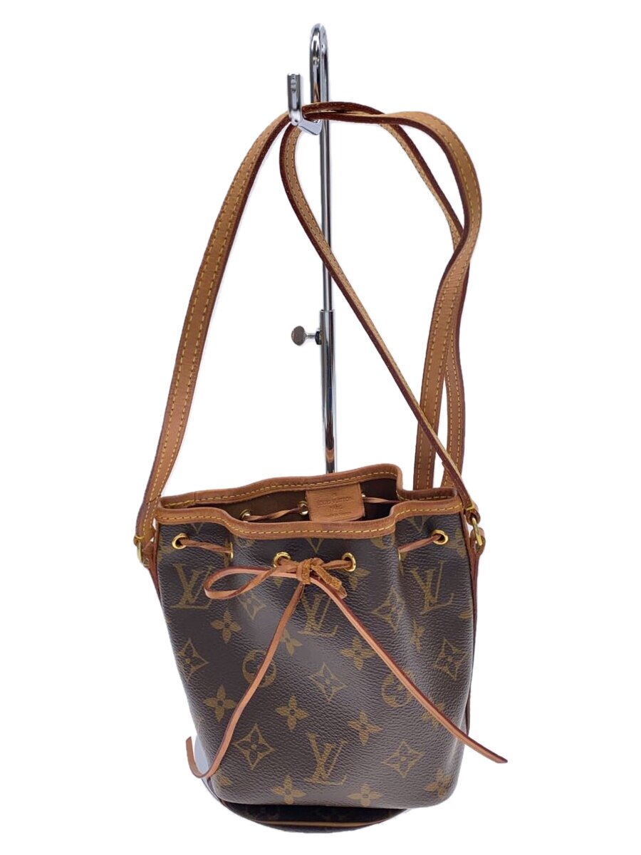 【中古】LOUIS VUITTON◆ナノ・ノエ_モノグラム・キャンバス_BRW/PVC/BRW【バッグ】｜2ｎｄ STREET 店