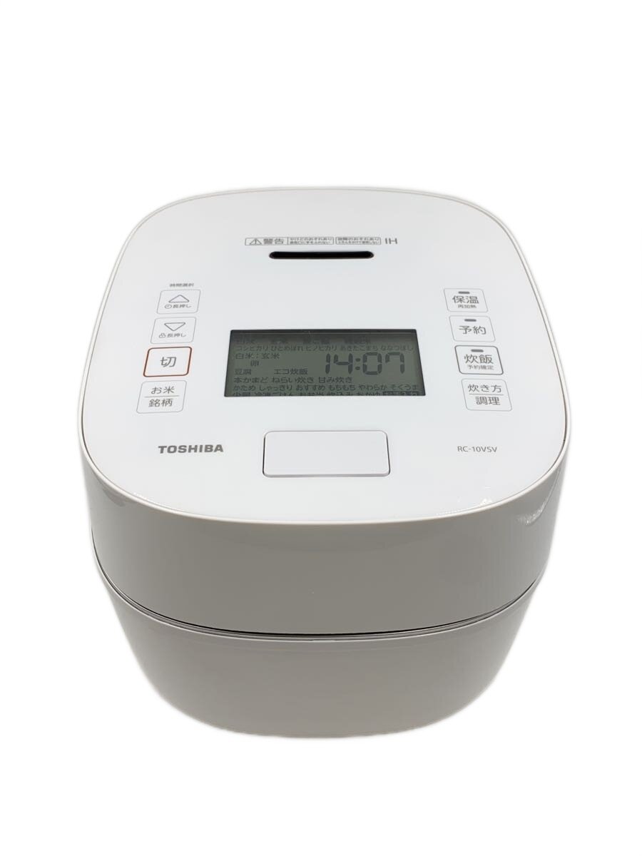 【中古】TOSHIBA◆炊飯器 RC-10VSV(W)【家電・視覚性・オーディオ】