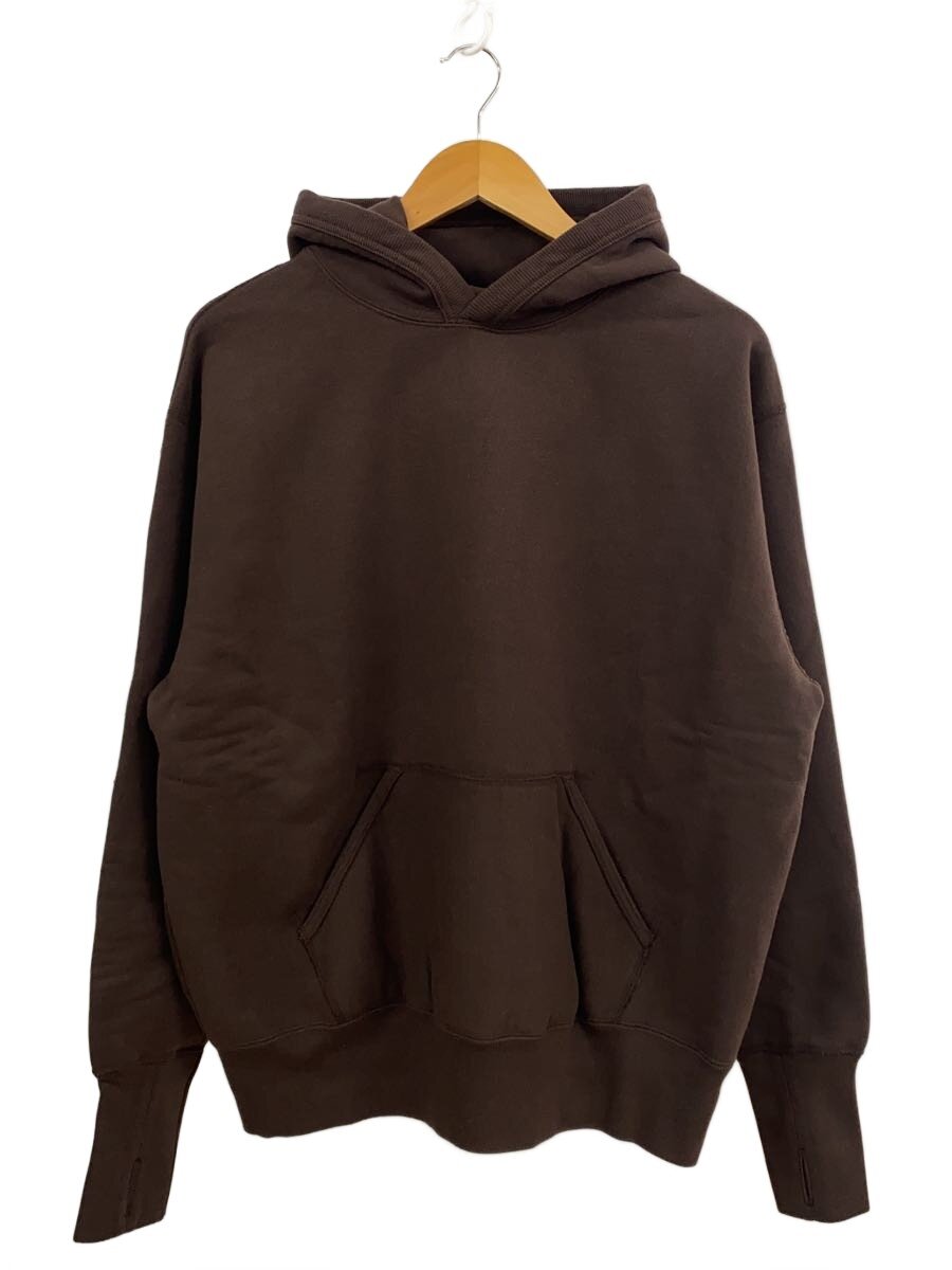【中古】Unlikely◆Split Raglan Sleeve Hoodie/パーカー/M/綿織物/赤銅色/U24F-13-0001【メンズウェア】