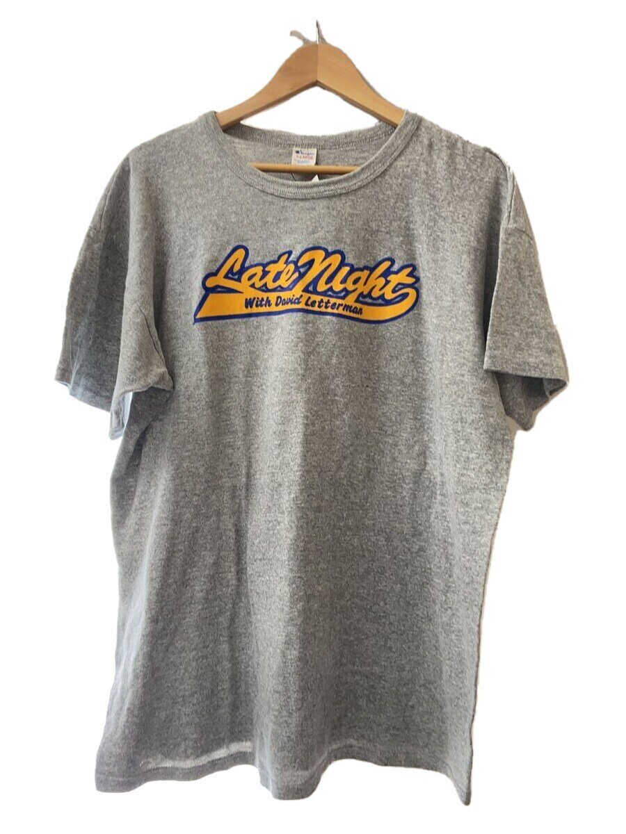 【中古】Champion◆プルオーバー/XL/綿織物/GRY【メンズウェア】