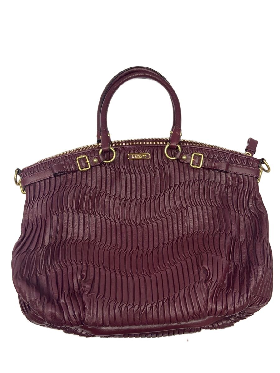 【中古】COACH◆御徒面子/なめし革/BRD/F18643【御徒面子】