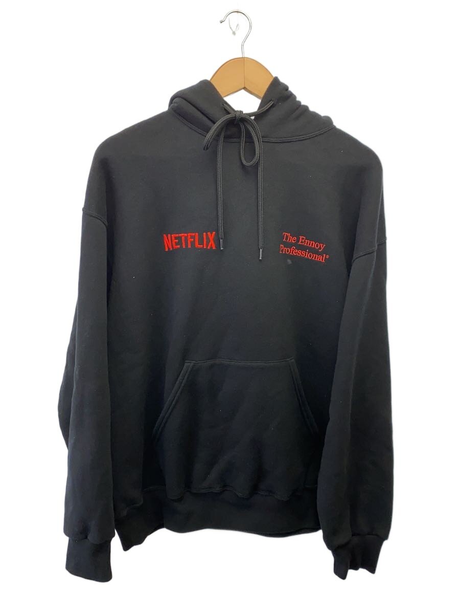 【中古】the ennoy professional◆パーカー/L/綿織物/BLK/AW23BRENCT02NTL【メンズウェア】