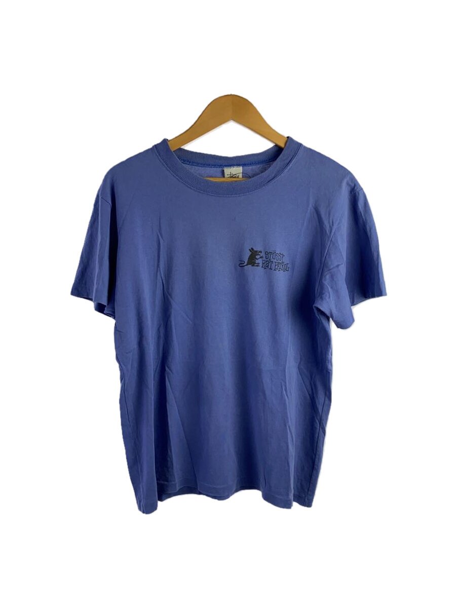 【中古】STUSSY◆OLD/RAT PATRO/プルオーバー/--/綿織物/BLU/無地//【メンズウェア】