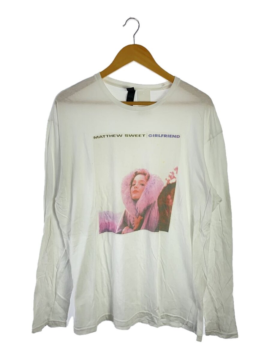 【中古】GILDAN◆MATTHEW SWEET/GIRL FRIEND/長袖プルオーバー/XL/綿織物/WHT【メンズウェア】