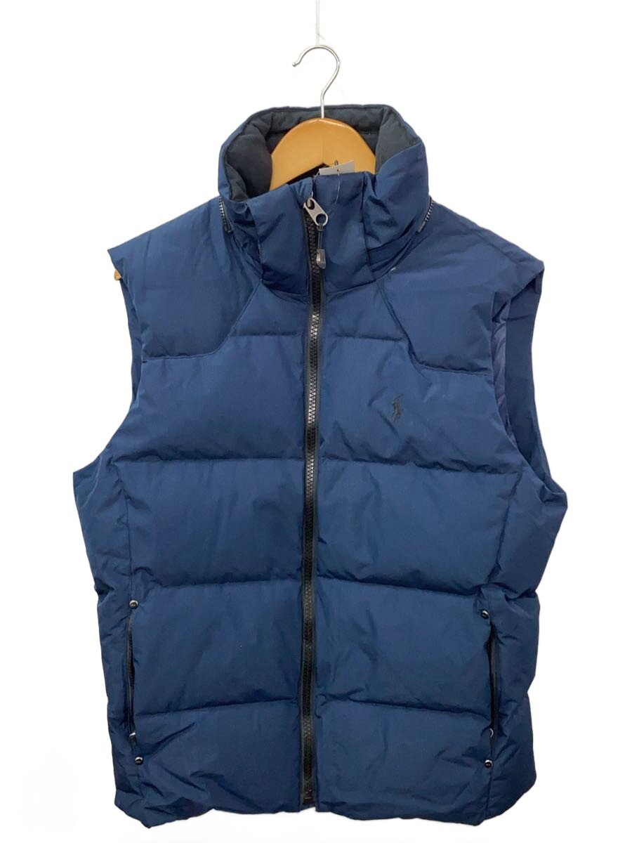 【中古】POLO RALPH LAUREN◆落ちこむより良い/S/ポリエステル/NVY/無地【メンズウェア】