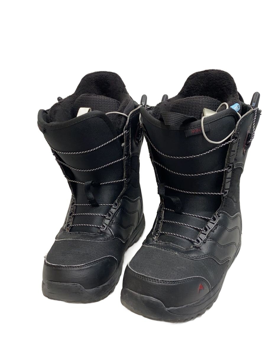【中古】BURTON◆スノーボードブーツ/23.5cm/クイックレーシング/BLK【スポーツ】
