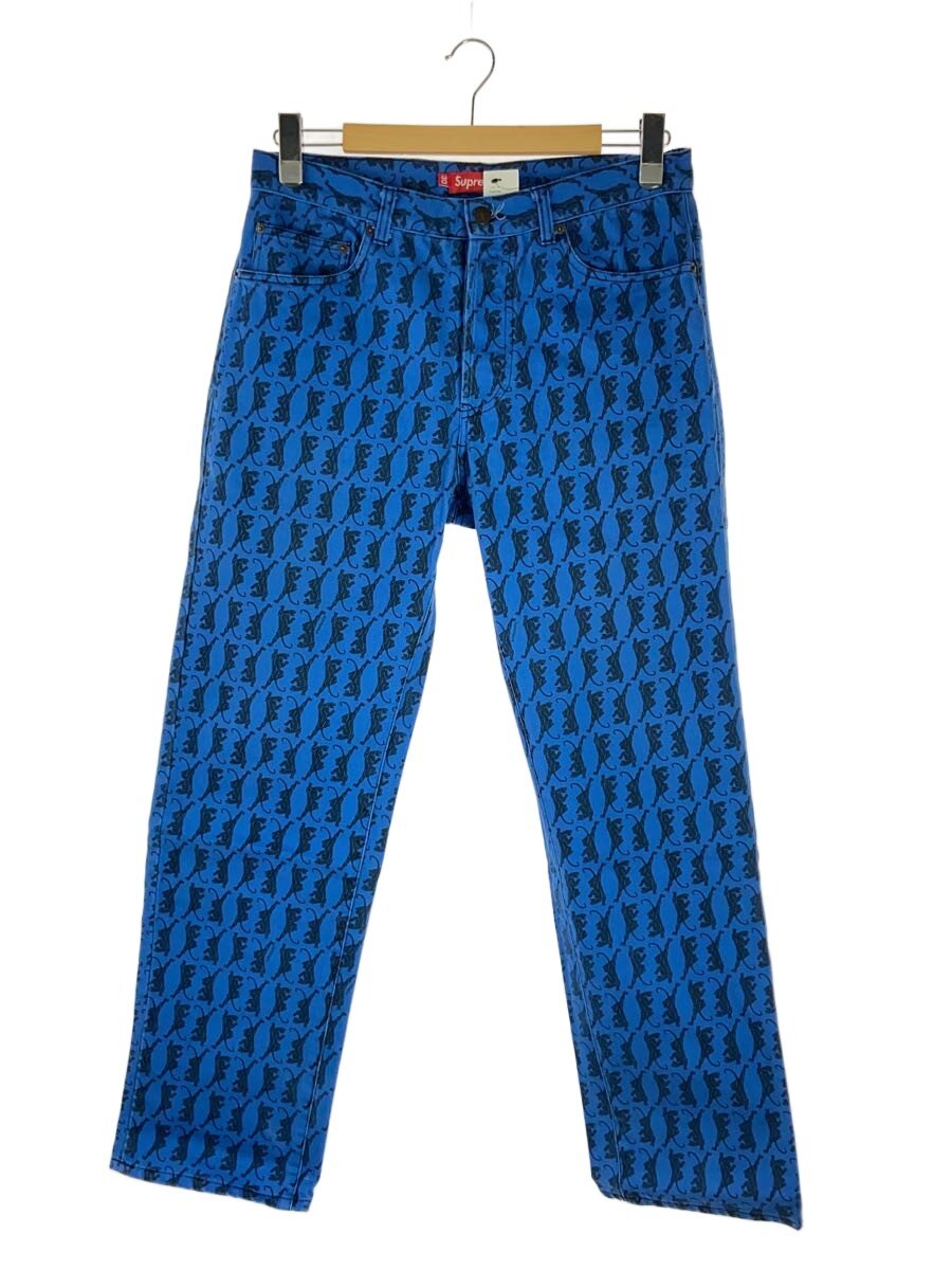 【中古】Supreme◆ストレートパンツ/30/コットン/BLU/無地/18AW Washed Regular Jeans/ブラックパ【メンズウェア】|2nd STREET 店
