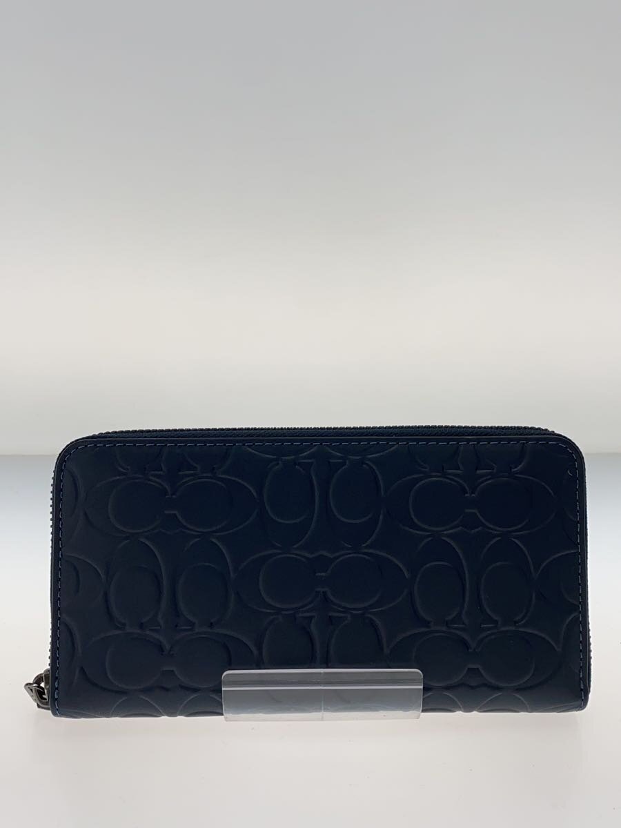 【中古】COACH◆長紙入れ/--/NVY/総柄/メンズ/CE551//【服飾雑貨他】