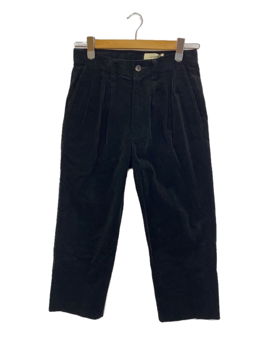 【中古】semoh◆Action Trousers/O/綿織物/BLK/無地/18-8-03【メンズウェア】
