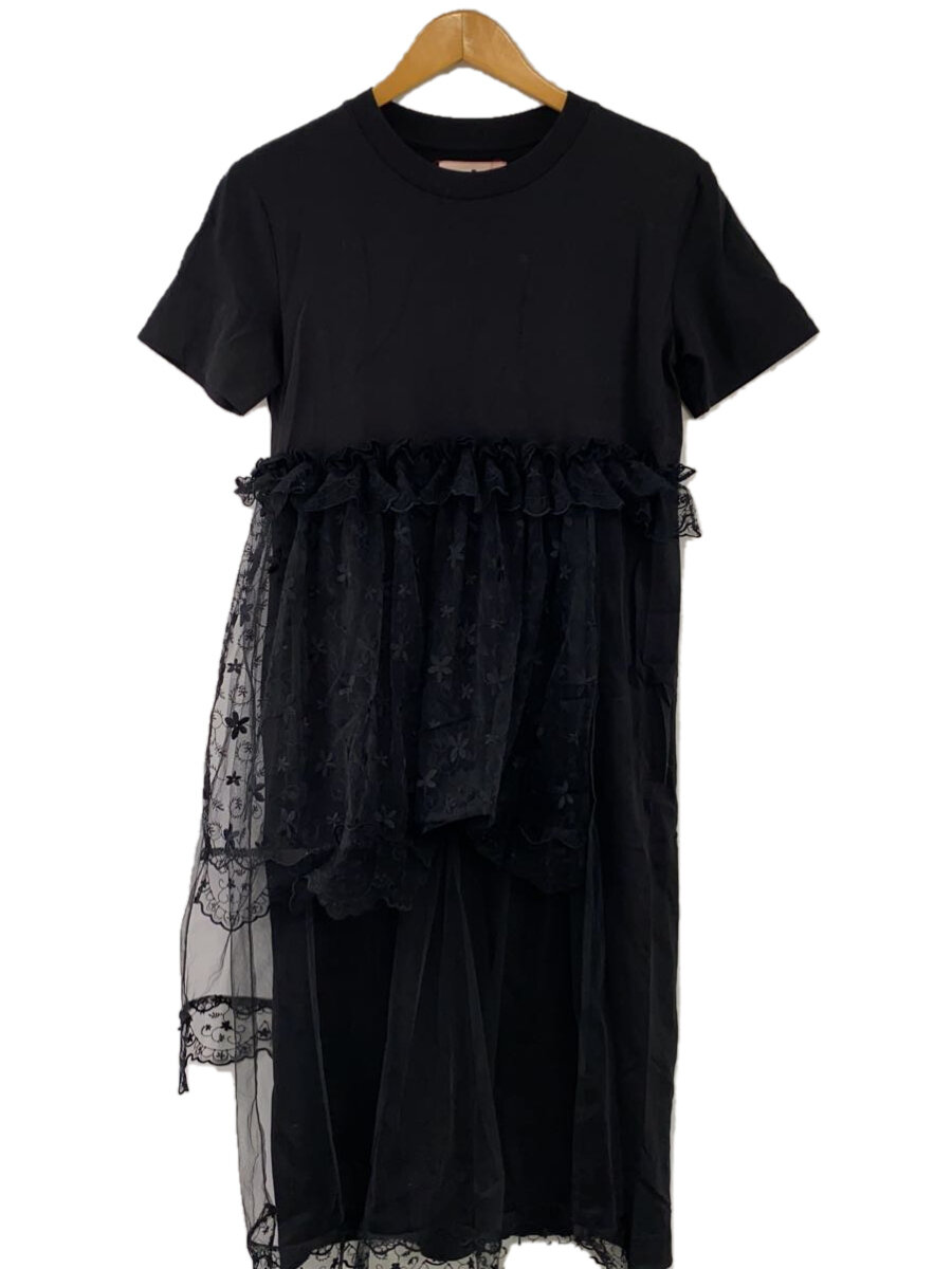 【中古】H\u0026M◆×Simone Rocha/半袖衣装/XS/綿織物/BLK【レディース御召しもの】