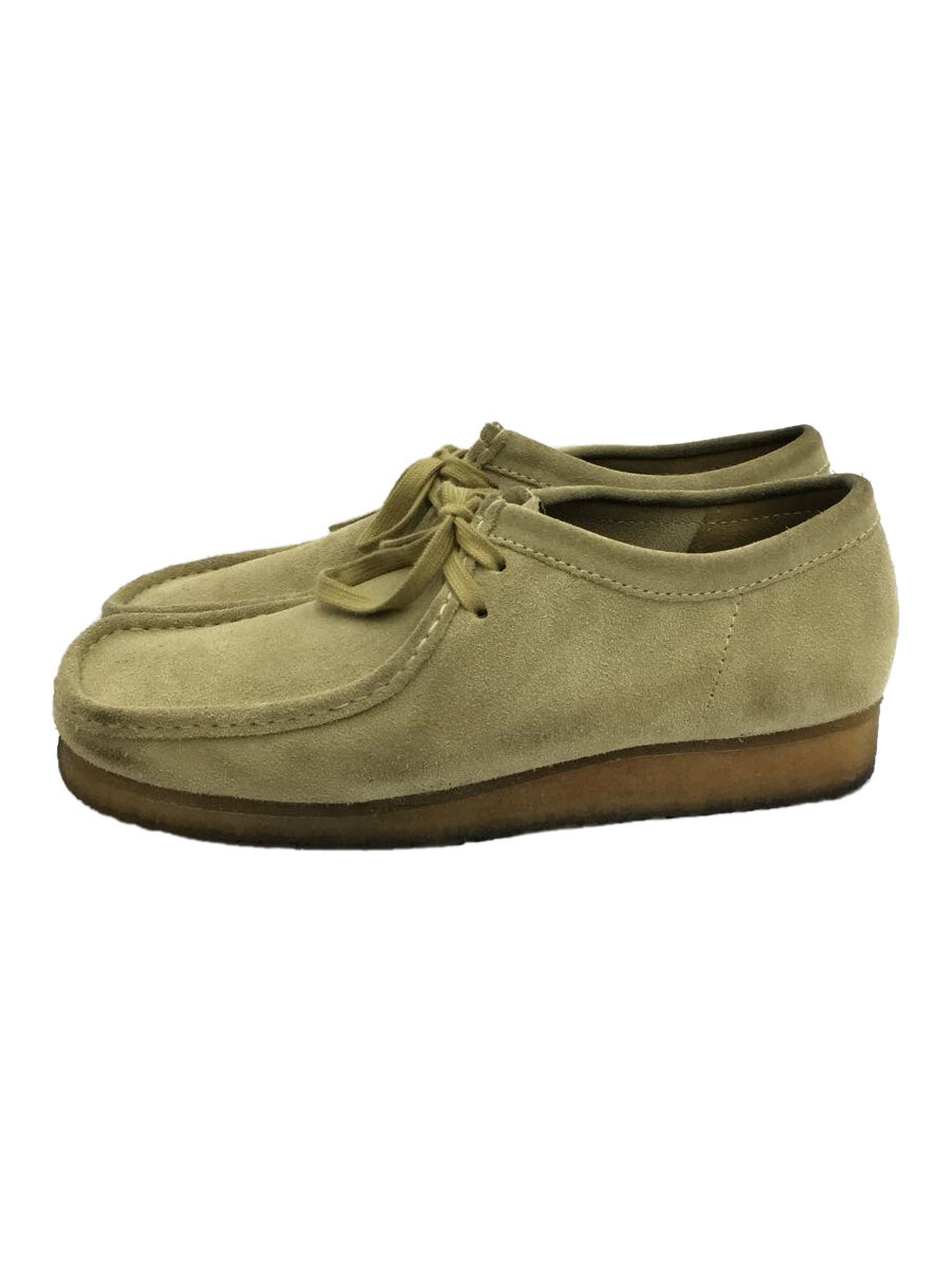 【中古】Clarks◆シューズ/27.5珊/BEG/スウェード/261555157095//【シューズ】