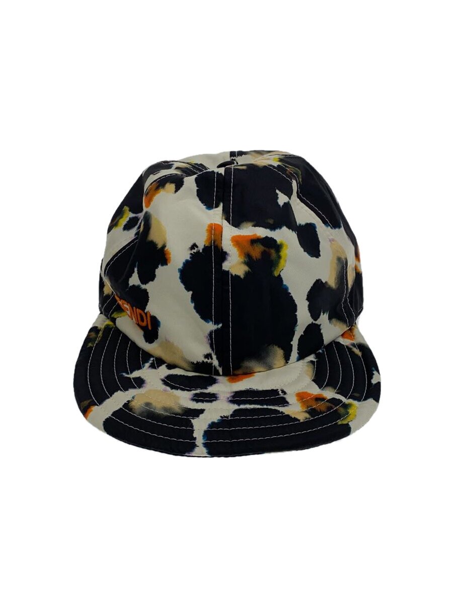 【中古】FENDI◆旗がしら/--/地絹/マルチ色つや/メンズ/23SS/Baseball Cap//【服飾雑貨他】