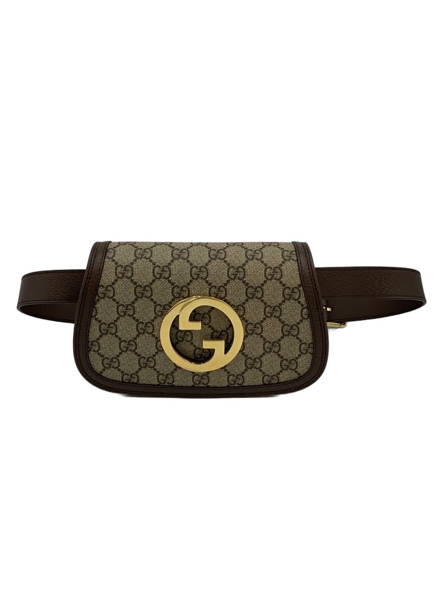 【中古】GUCCI◆ベルトバッグ_ブロンディ_GGスプリーム/PVC/ベージュ//【バッグ】｜2ｎｄ STREET 店