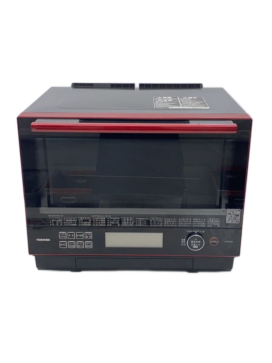 【中古】TOSHIBA◆オーブンレンジ 石窯ドーム ER-PD3000(R) [グランレッド]【家電・ビジュアル・オーディオ】