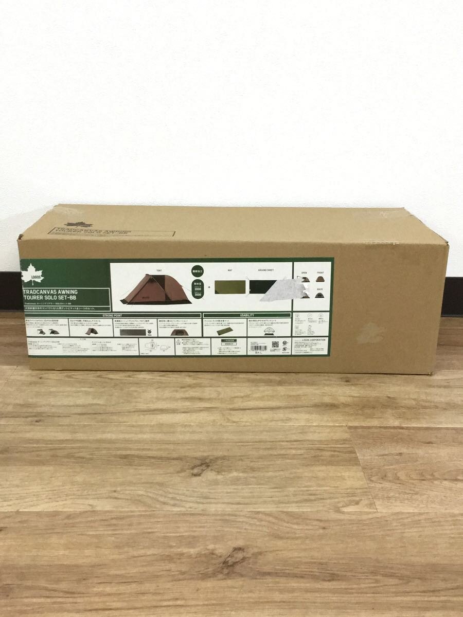 【中古】LOGOS◆テント Tradcanvas オーニングツアラー・SOLOセット-BB 71208011/ドーム/1人用//【スポーツ】