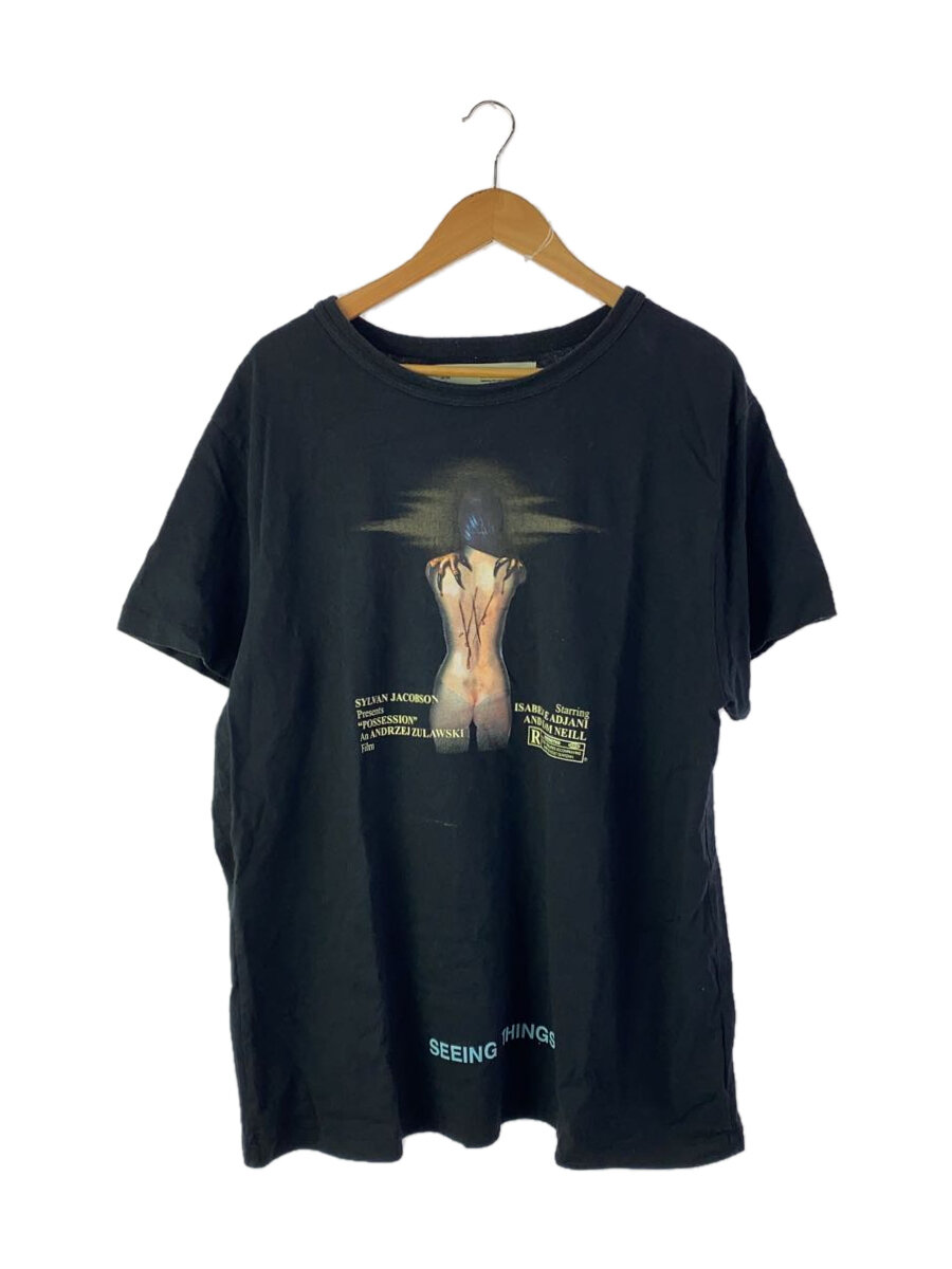 【中古】OFF-WHITE◆プルオーバー/L/綿織物/BLK/OMAA002F17185056//【メンズウェア】