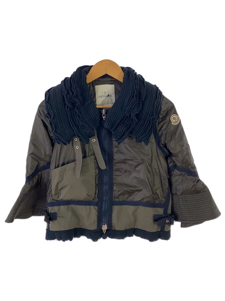 【中古】MONCLER◆落ちこむ上衣/0/ナイロン/KHK/無地/1109S4592905【レディースお召しもの】