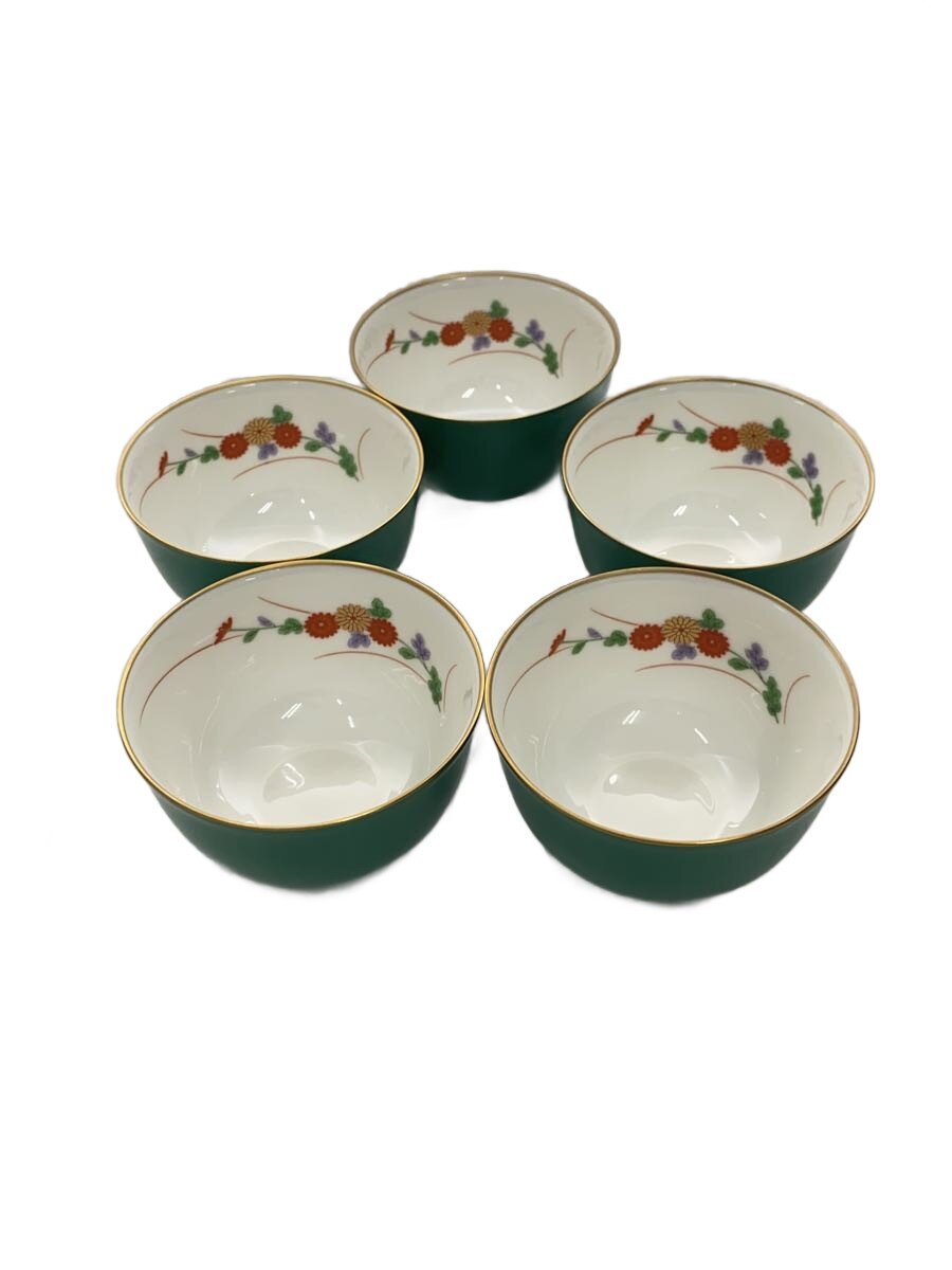 【中古】香蘭社◆湯呑/5点セット/GRN【キッチン用品】
