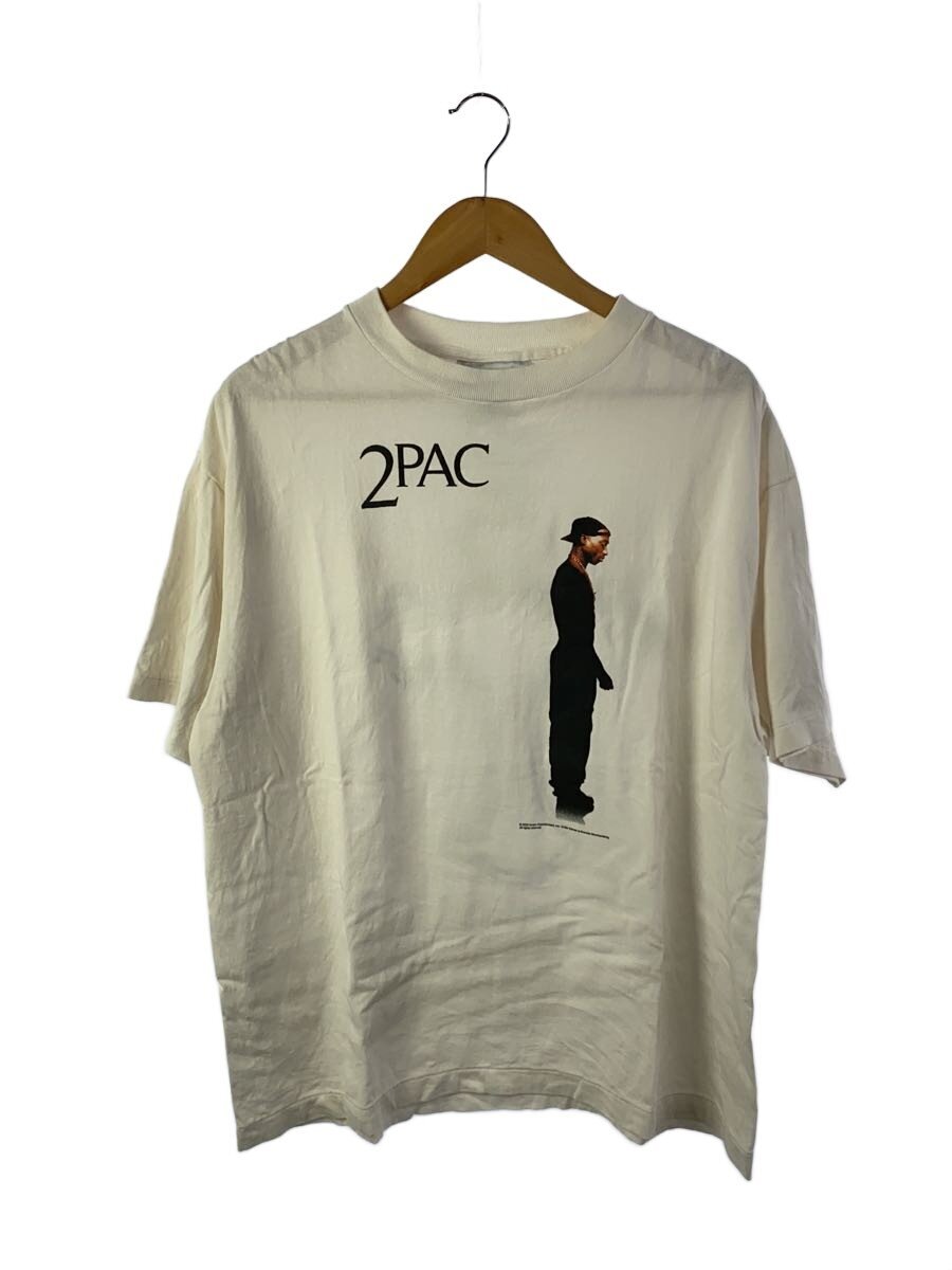 【中古】SAINT MICHAEL◆プルオーバー/L/綿織物/WHT/刷り上げる/2PAC//【メンズウェア】