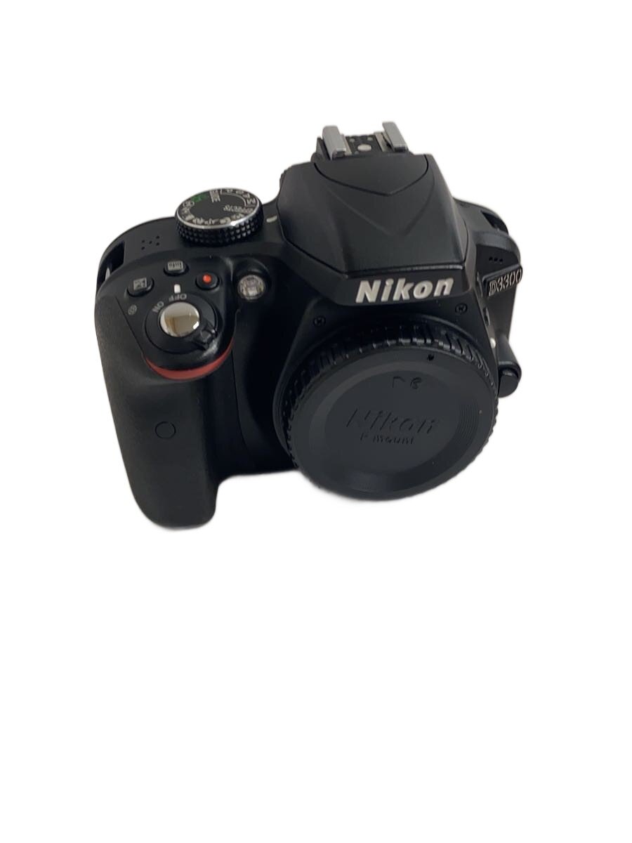【中古】Nikon◆デジタル一眼写真機 D3300 ダブルズームキット2 [黒いこと]//【写真機】