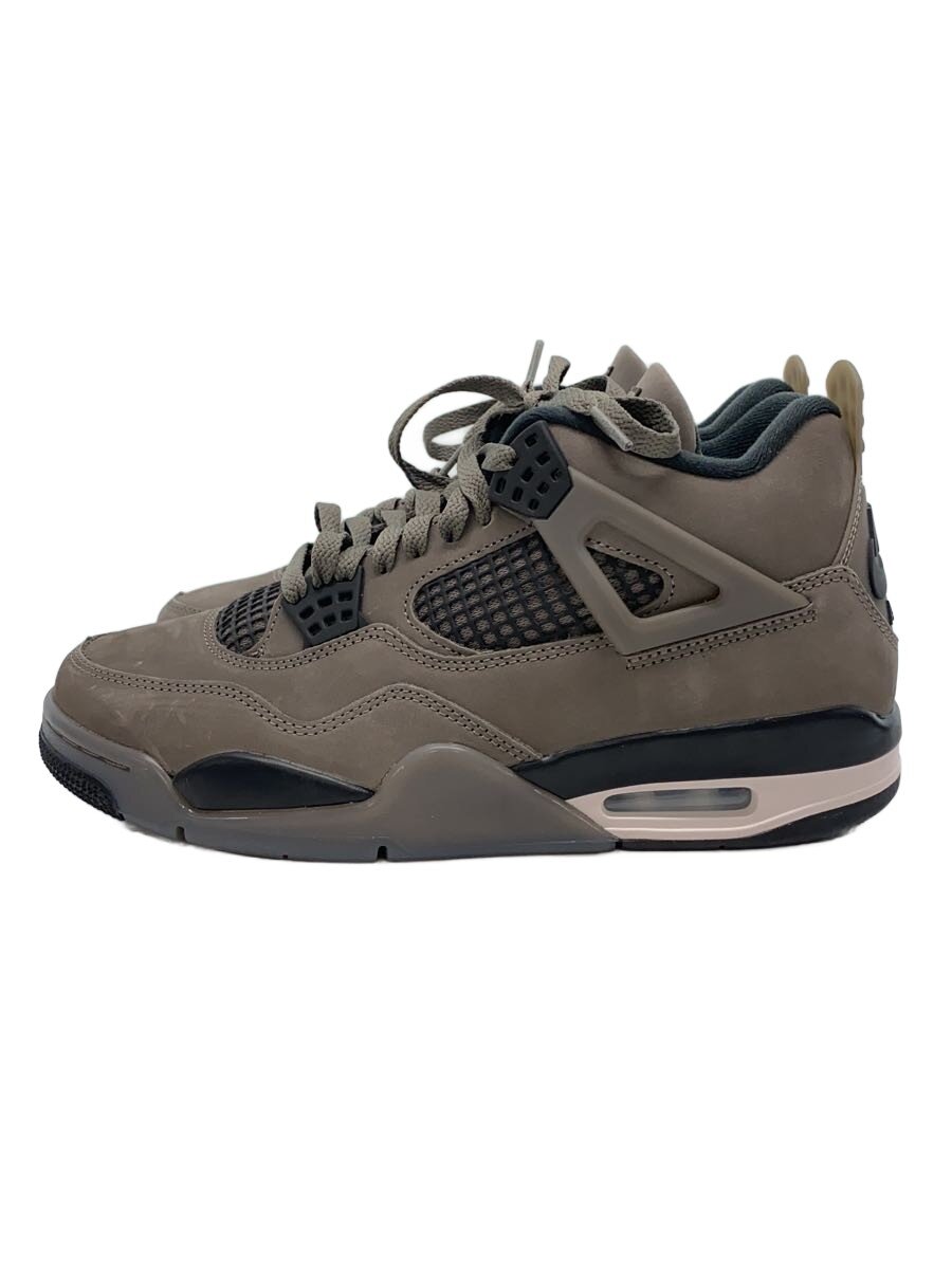 【中古】NIKE◆AIR JORDAN 4_エア湖 ジョーダン 4/26.5珊/GRY【シューズ】