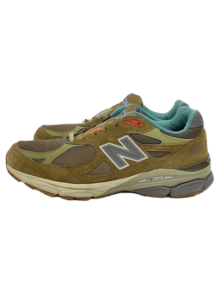 【中古】NEW BALANCE◆M990/カーキ/28糎/KHK【シューズ】