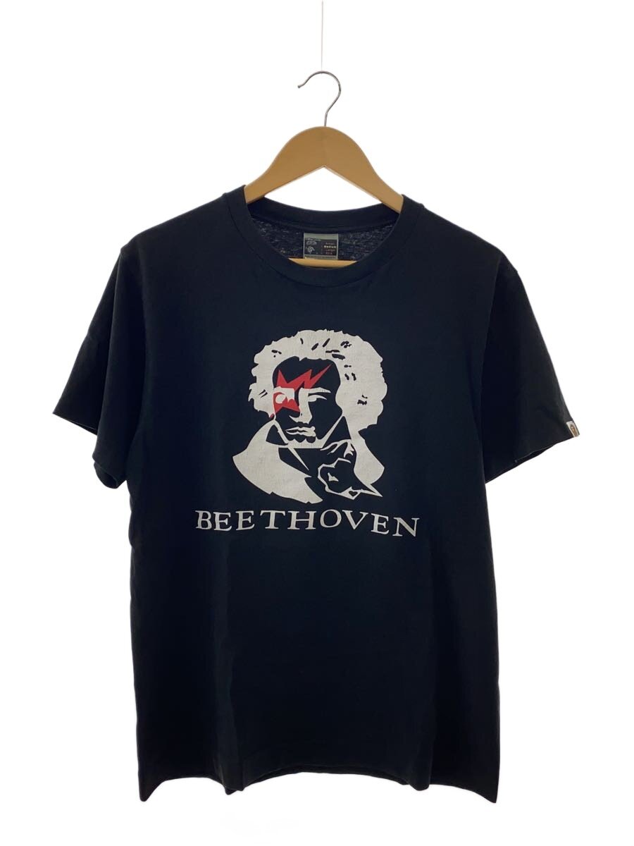 【中古】A BATHING APE◆90s/初期タグ/BEE THOVEN/Tシャツ/M/コットン/BLK【メンズウェア】｜2ｎｄ STREET 店