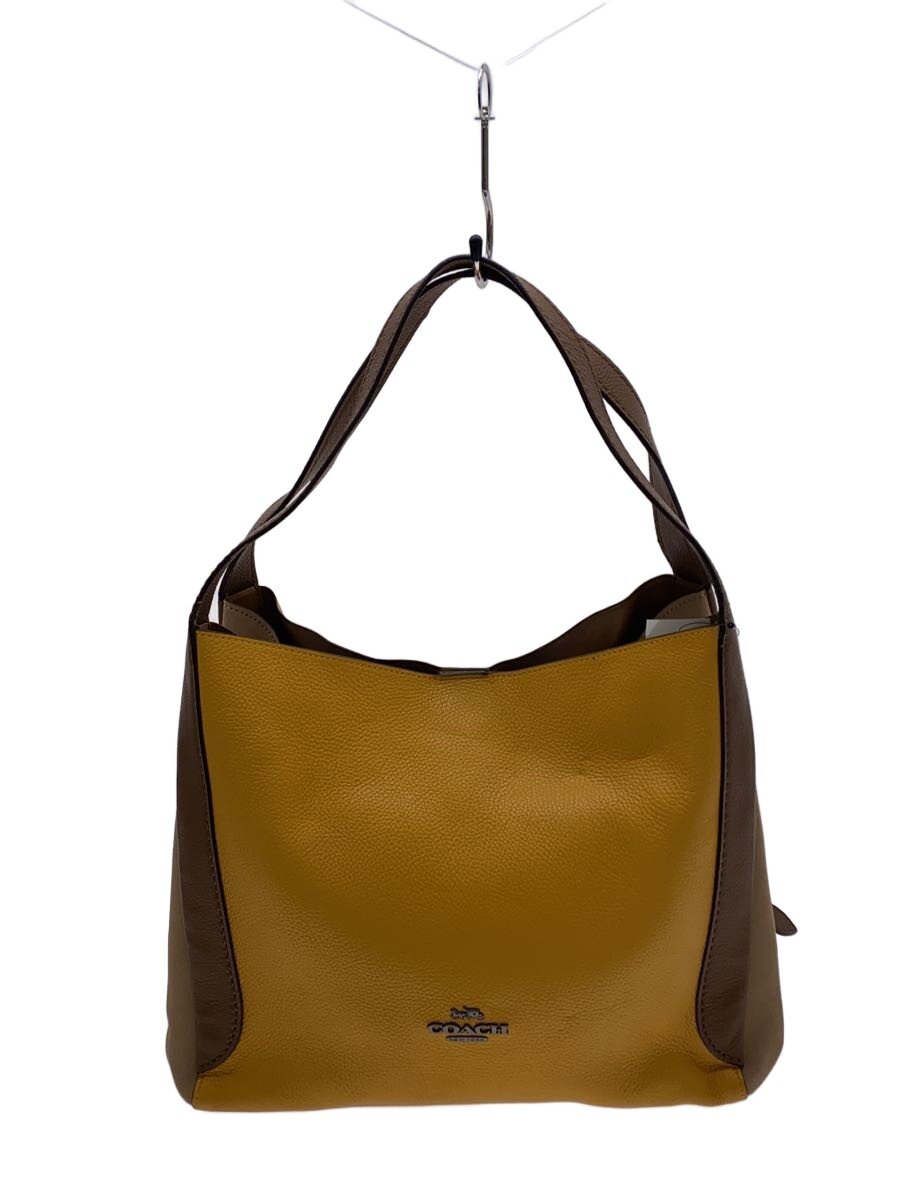 【中古】COACH◆ショルダーバッグ_ハドリー_ホーボー_カラーブロック_オールレザー/レザー/YLW【バッグ】｜2ｎｄ STREET 店