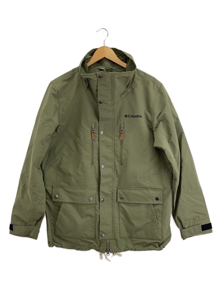 【中古】Columbia◆ナイロン上衣_PM3818/L/ナイロン/KHK/無地//【メンズウェア】