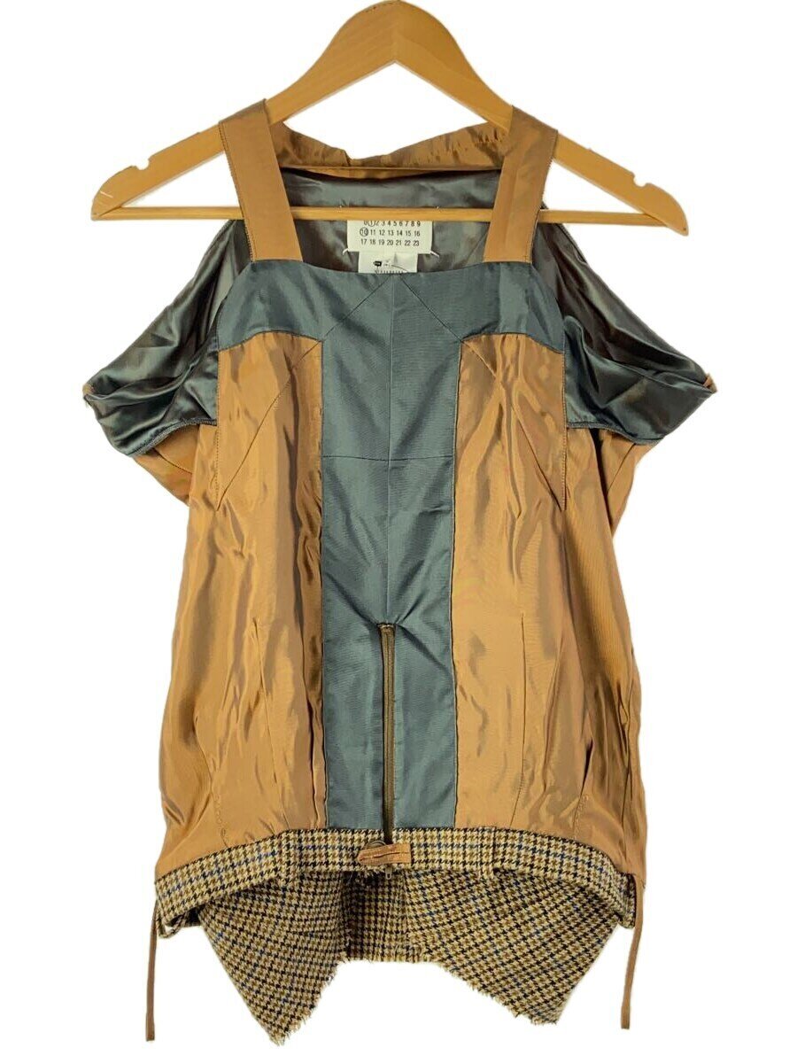 【中古】Maison Margiela◆ノースリーブカットソー/36/--/BRW【レディースお召しもの】