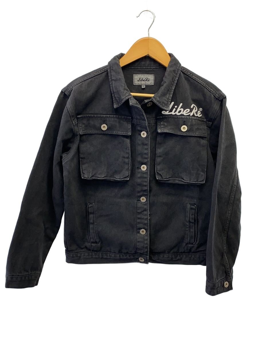 【中古】LIBERE◆ジーンズ上衣/1/綿織物/黒いこと【メンズウェア】