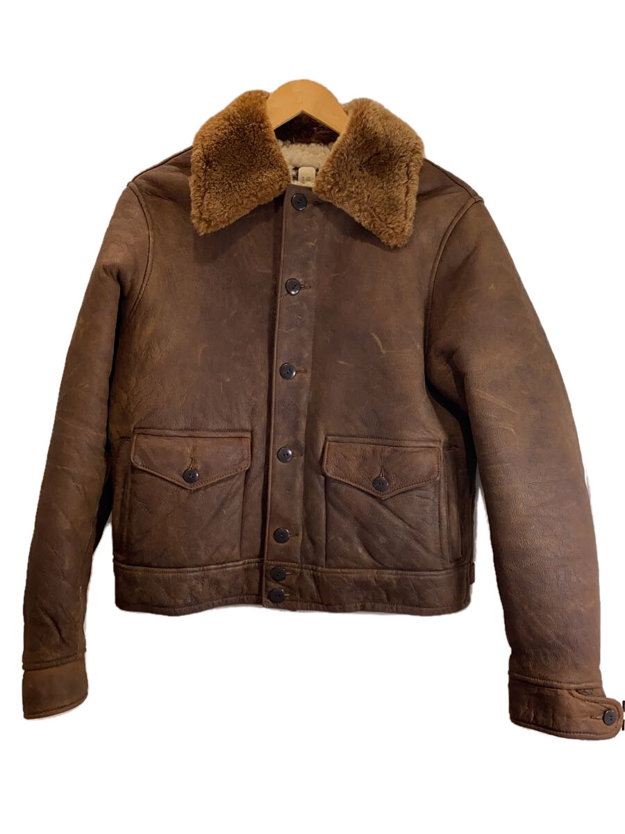 【中古】RRL◆シアリングムートンジャケット/レザージャケット・ブルゾン/S/羊革/【メンズウェア】｜2ｎｄ STREET 店