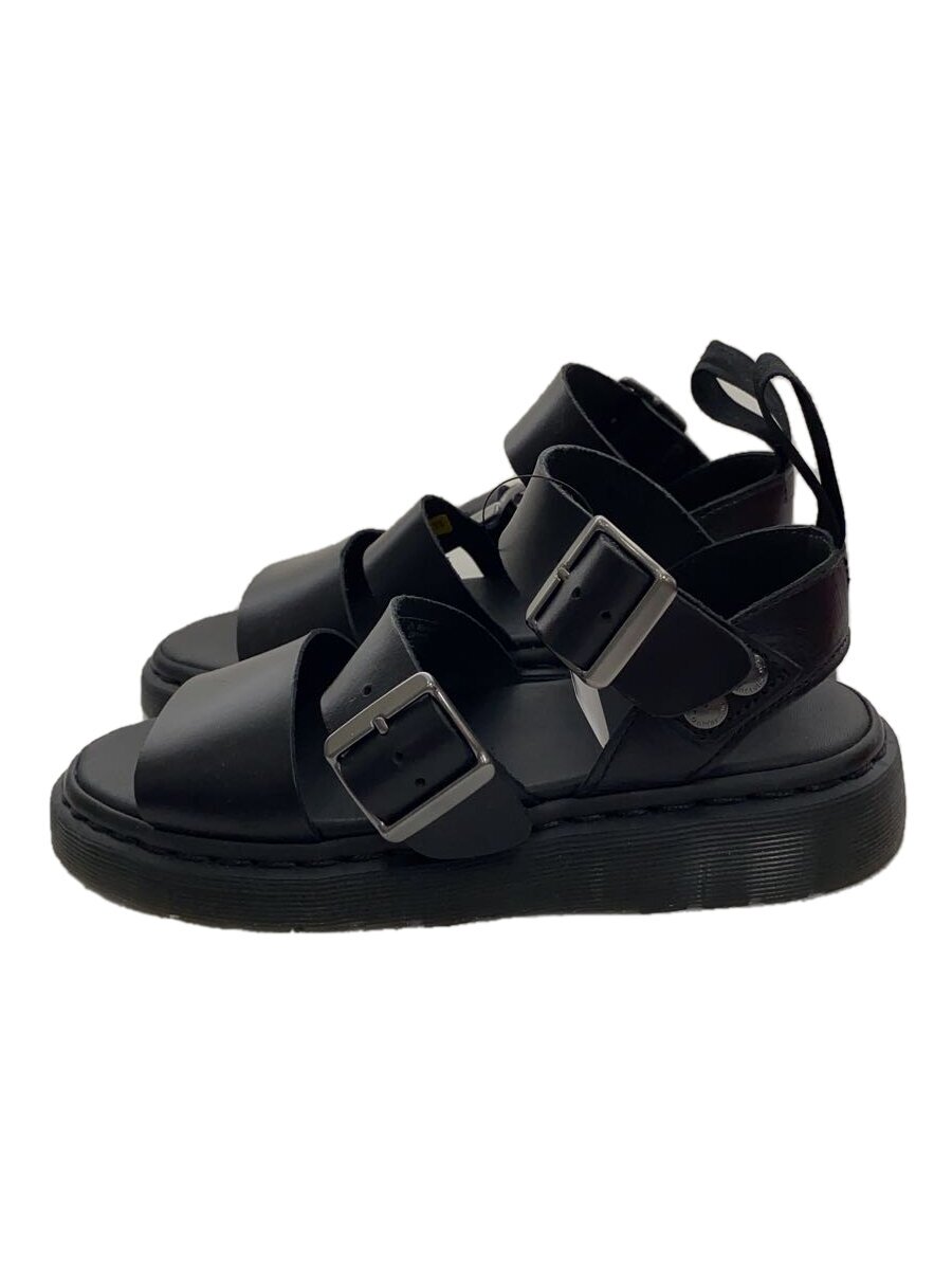 【中古】Dr.Martens◆サンダル/UK5/BLK/15695001【シューズ】