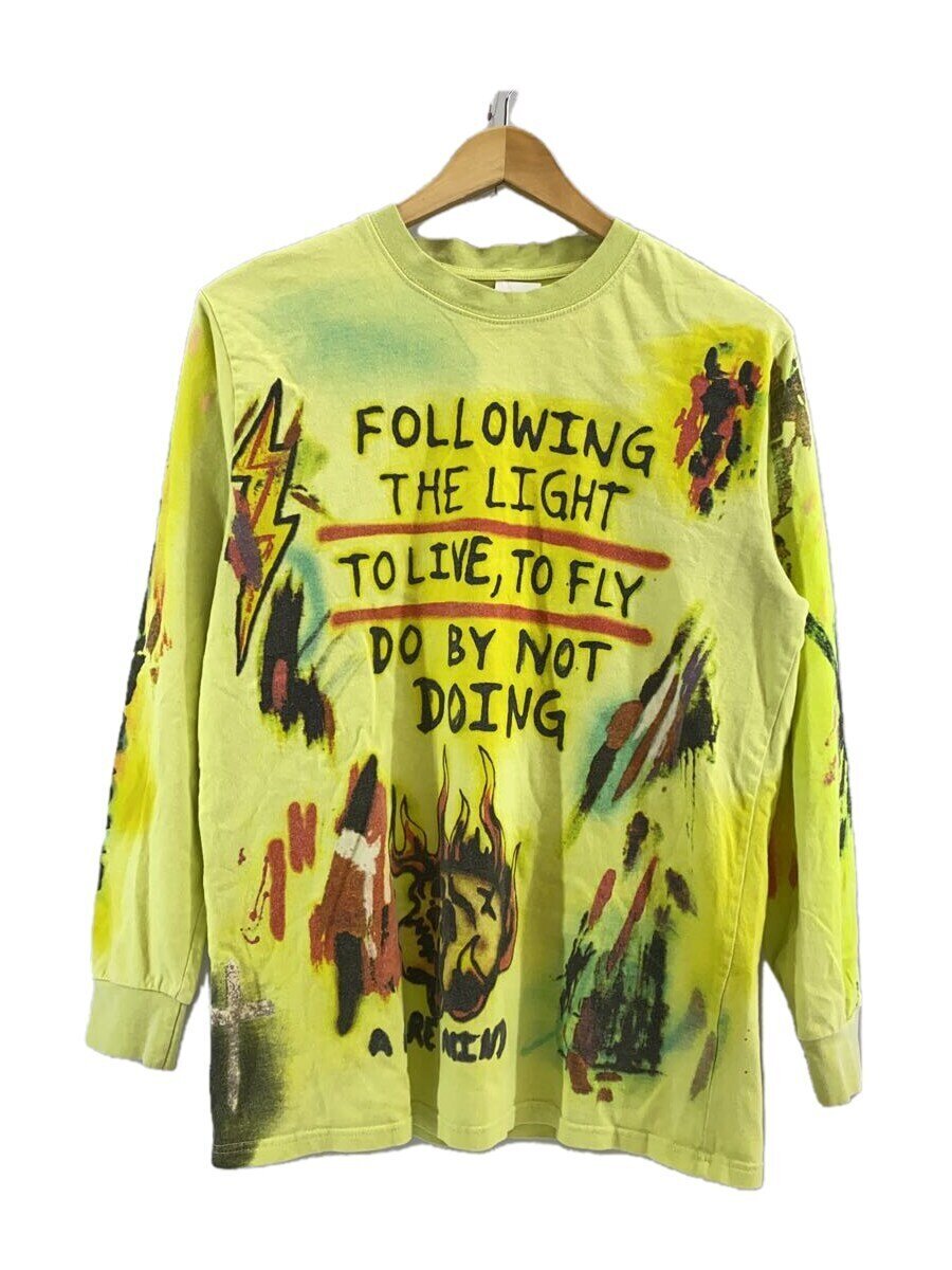 【中古】YEEZY◆長袖プルオーバー/L/綿織物/YLW【メンズウェア】