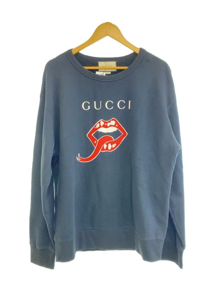【中古】GUCCI◆汗水/L/綿織物/BLK/475532-XJA01【メンズウェア】