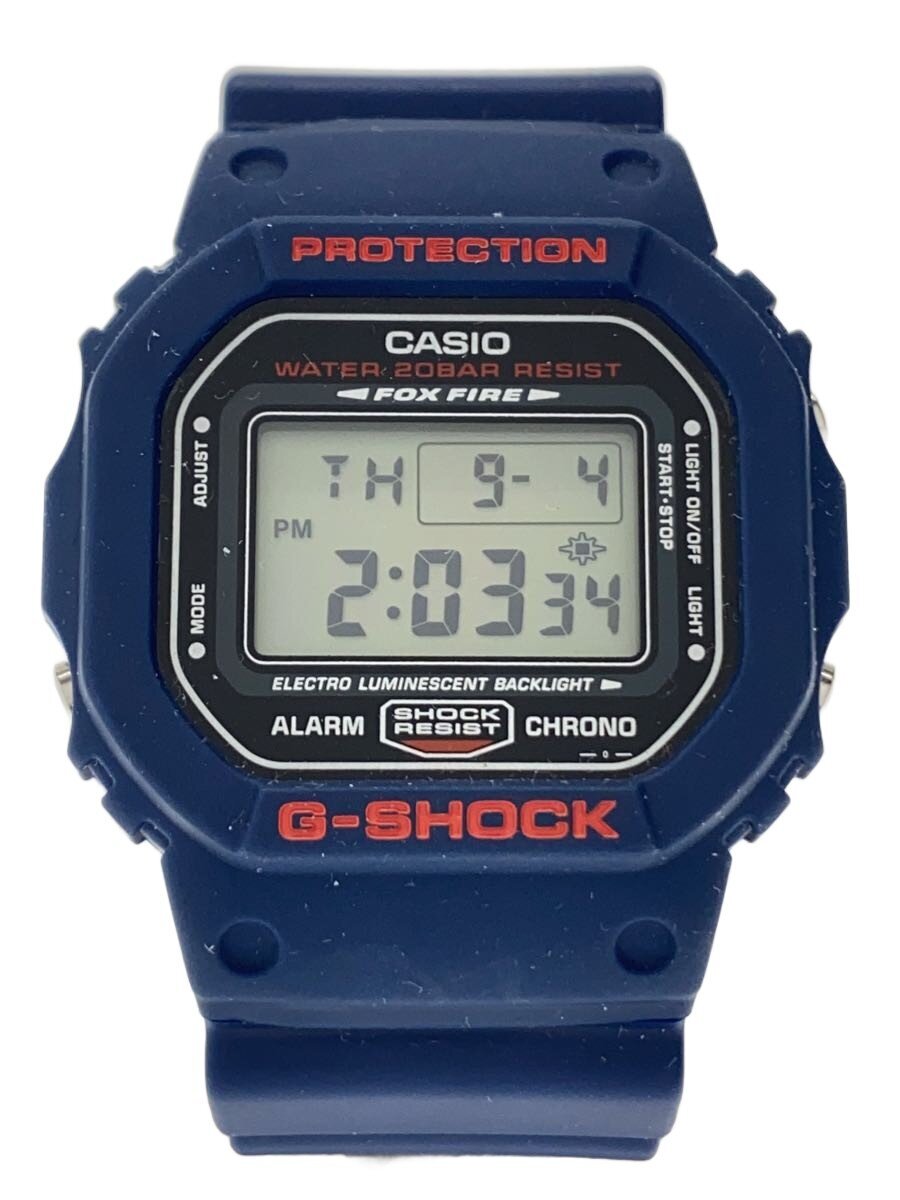 【中古】CASIO◆石英ウオッチ・G-SHOCK/デジタル/NVY/NVY【服飾雑貨他】