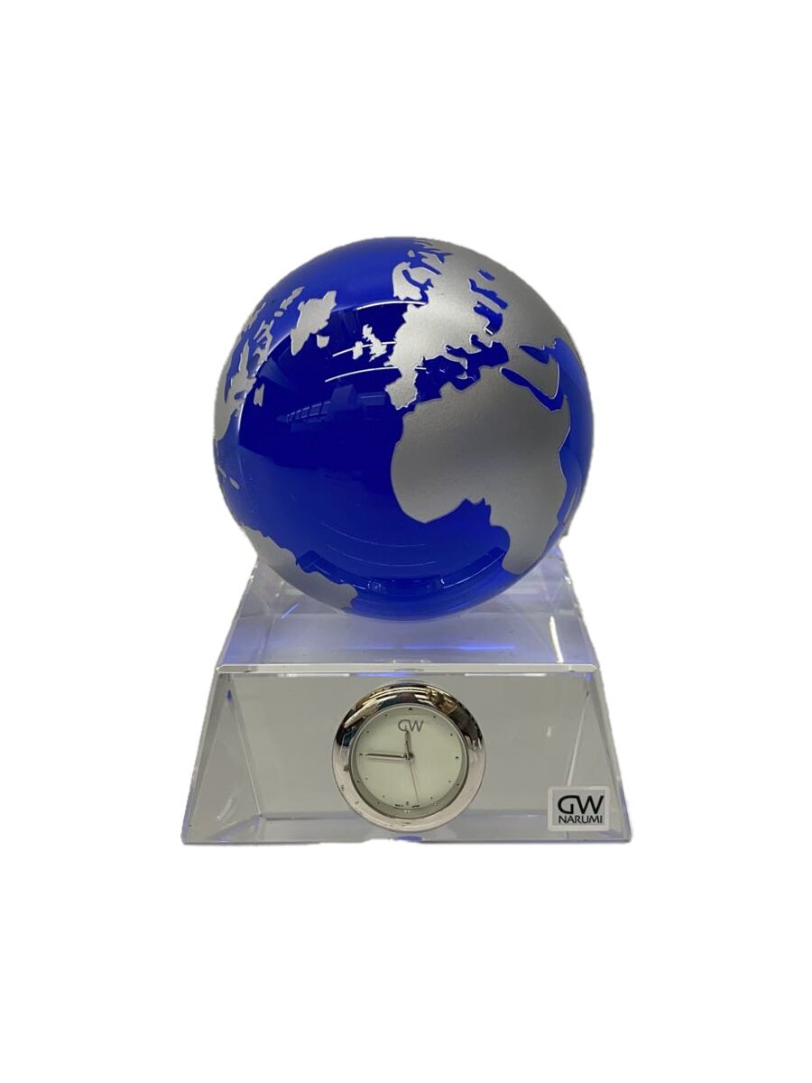 【中古】NARUMI◆GLASS WORKS/ブルーアース/時計【インテリア小物・日用雑貨】
