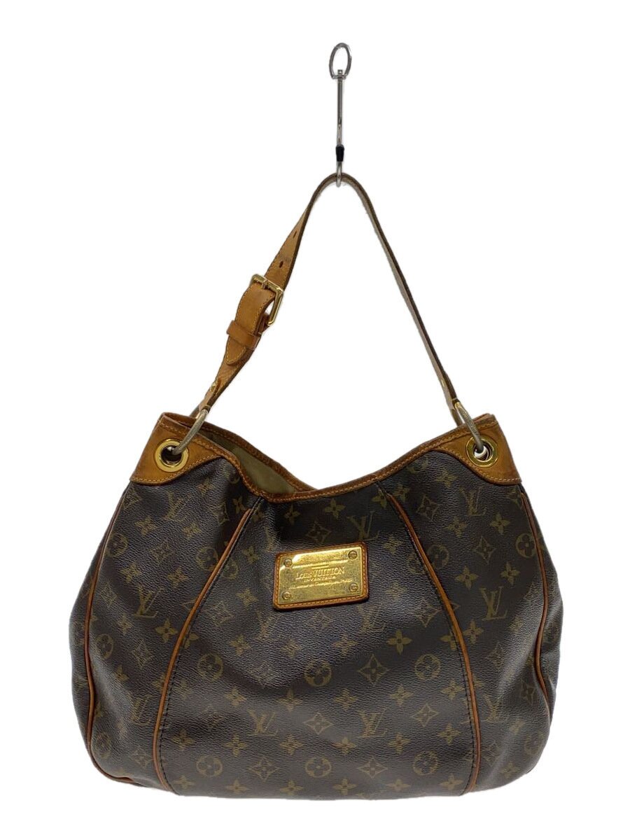 【中古】LOUIS VUITTON◆小峡谷内鰓PM_モノグラム・帆布_BRW/PVC/BRW【御徒面子】