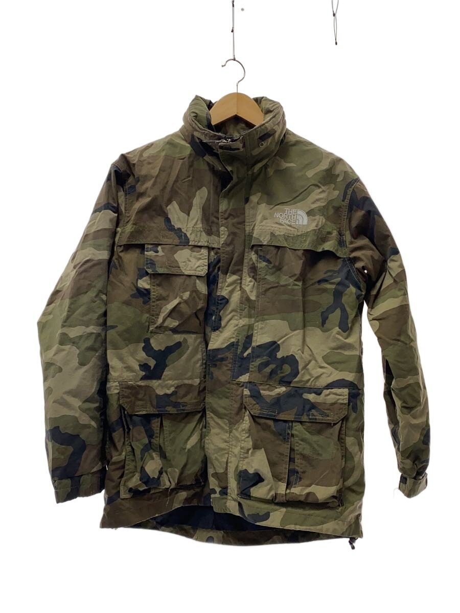 【中古】THE NORTH FACE◆FRONTIERS PARKA_フロンティアーズパーカー/S/ナイロン/KHK【メンズウェア】|2nd STREET 店
