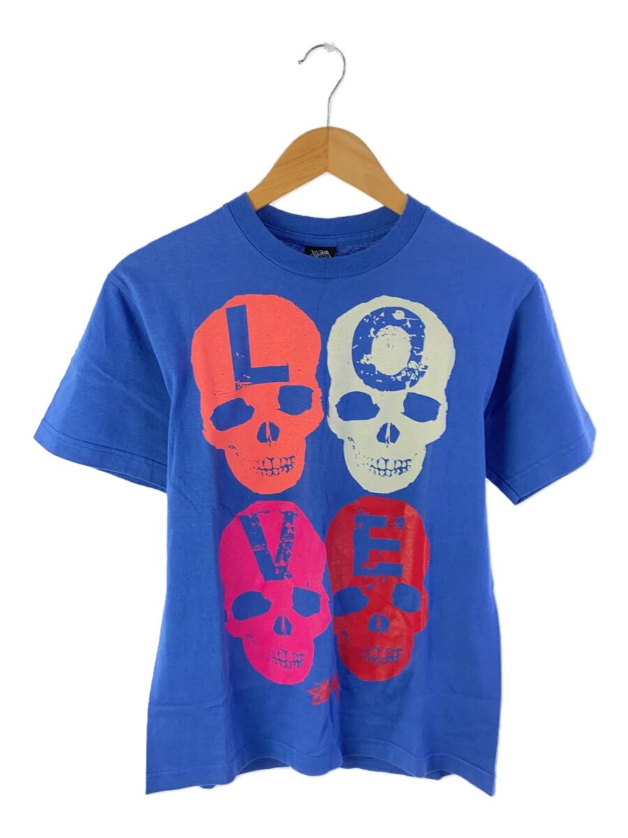 【中古】STUSSY◆プルオーバー/S/綿織物/BLU【メンズウェア】