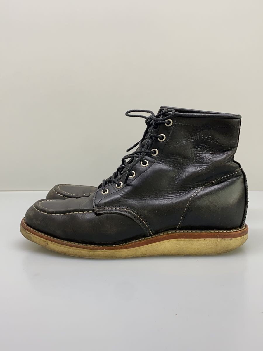 【中古】CHIPPEWA◆ブーツ/US8.5/BLK/90091【シューズ】