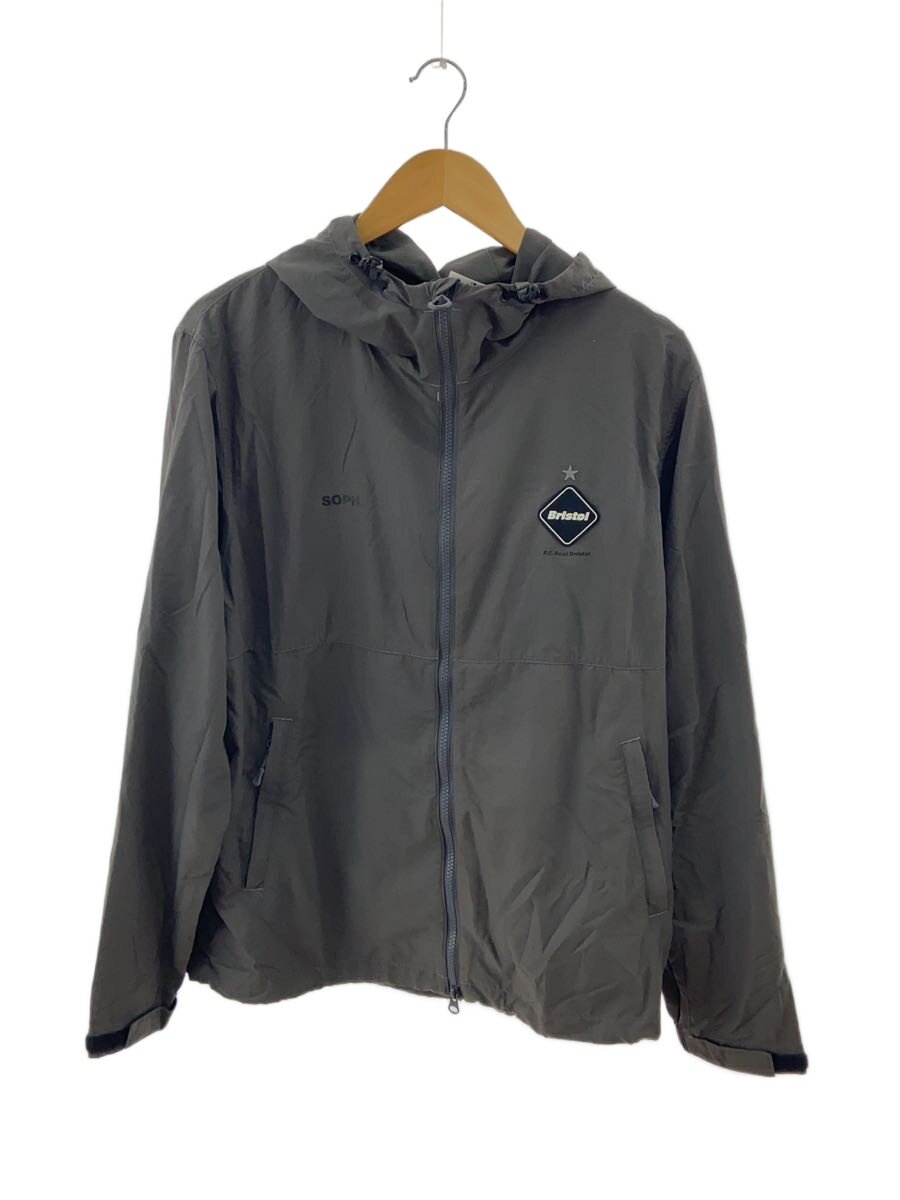 【中古】F.C.R.B.(F.C.Real Bristol)◆21年/NYLON HOODED BLOUSON/マウンテンパーカ/L/ナイロン/GRY/FCRB-210041【メンズウェア】｜2ｎｄ STREET 店