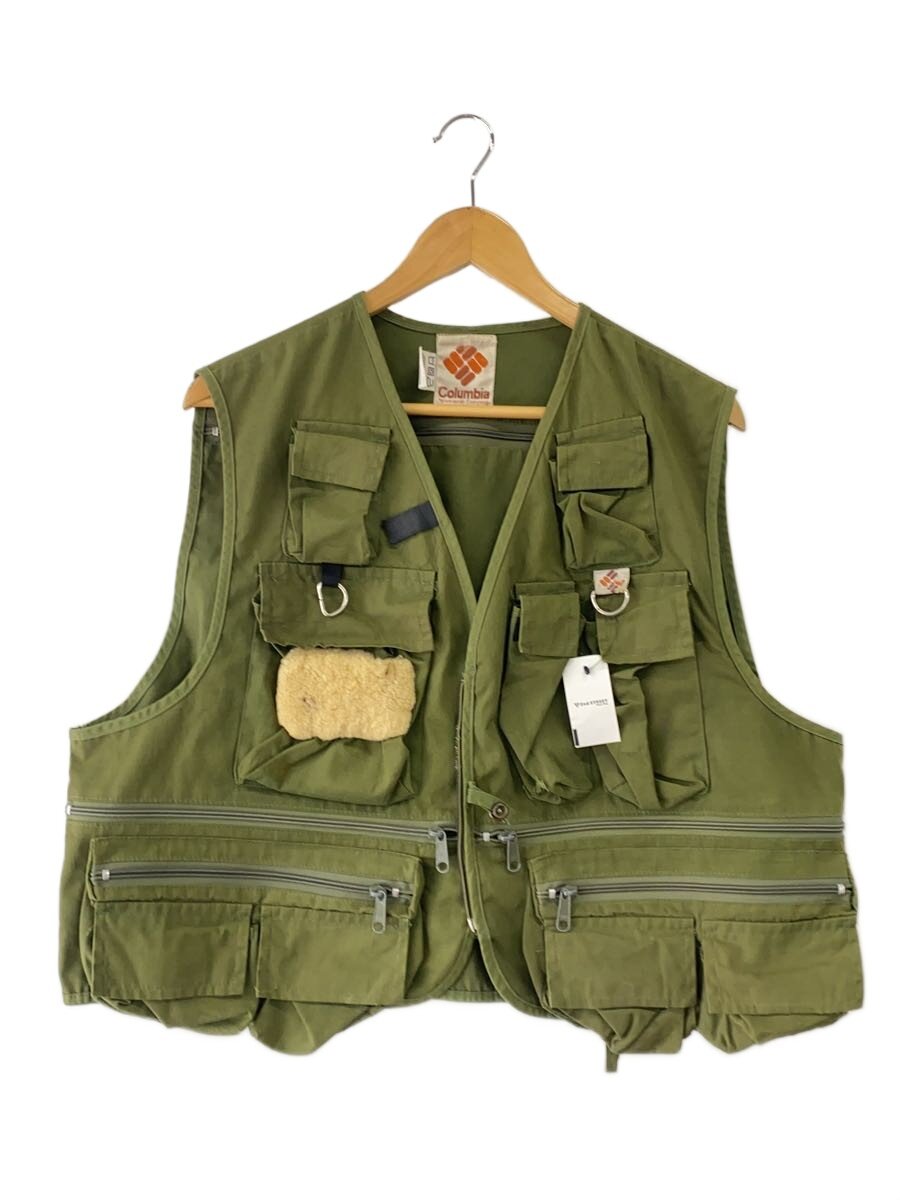 【中古】Columbia◆より良い/XL/ナイロン/GRN/フロントジップ開閉不可【メンズウェア】